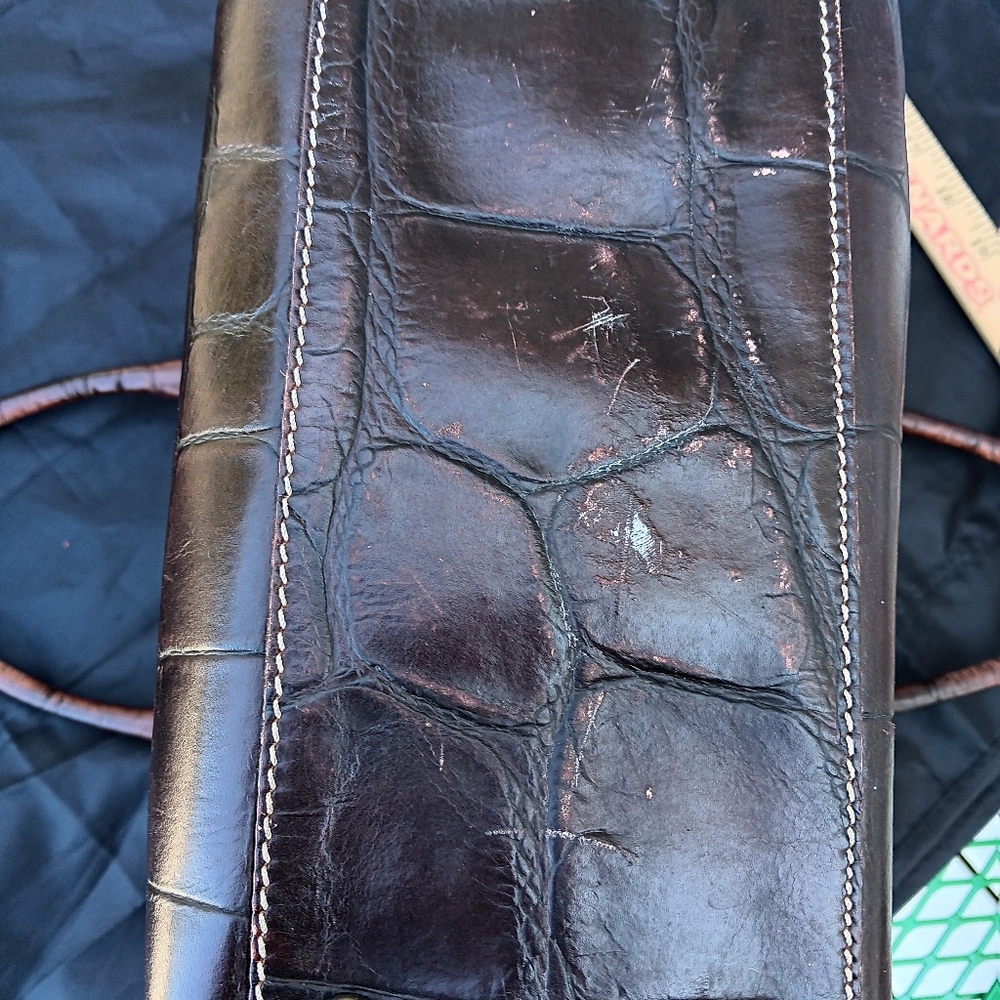 Dooney and bourke croc tassel tote - Picture 8 of 9